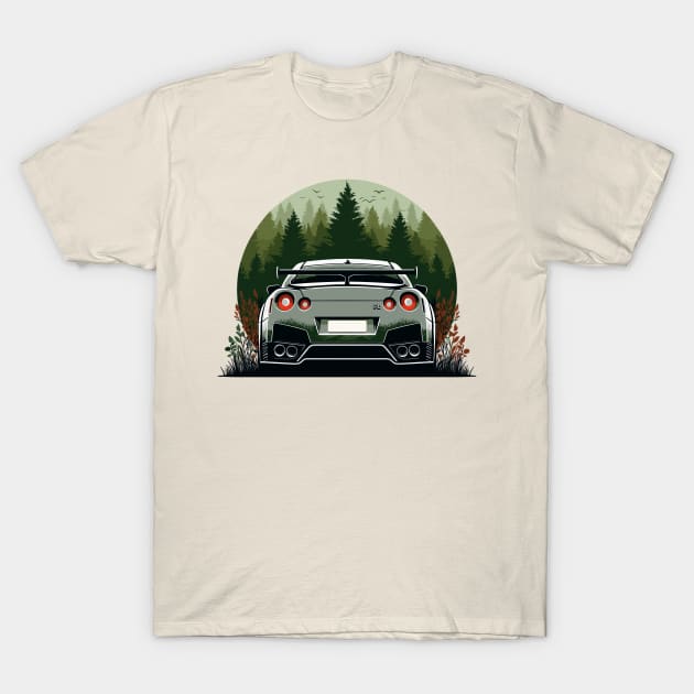 Nissan Skyline GTR R34 T-Shirt by Vehicles-Art